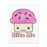 Bite Me Cupcake Post Card