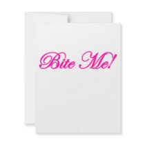 Bite Me Design Custom Invite