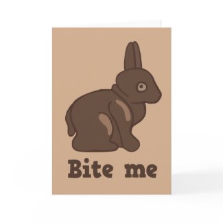 Bite Me Easter Bunny card