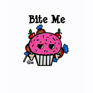 Bite me/Evil Cupcake shirt