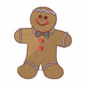 Bite Me Gingerbread embroidered shirts