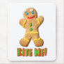 Bite Me Gingerbread Man Mousepad