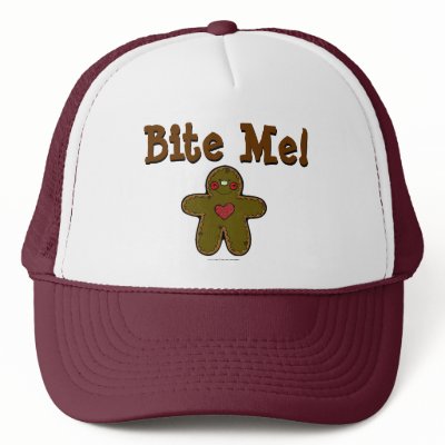 Bite Me! Trucker Hat by clarachandler