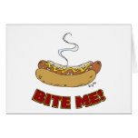 Bite Me - Hot Dog Greeting Cards