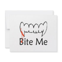Bite Me Personalized Invitation