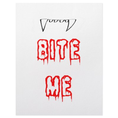 Bite Me Letterhead Template by Fangtastic