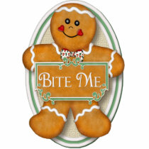 Bite Me -  Oval Ornament photo sculptures
