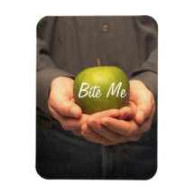 Bite Me Photograph Premium Magnet