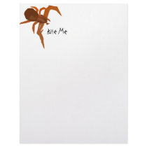 Bite Me Red Spider letterhead