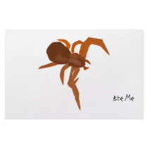 Bite Me Red Spider Custom Stationery