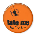 Bite me, spider halloween goodies magnets