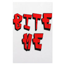 Bite Me stationery