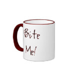 Bite Me (The Fang-Bangers Plea!) Coffee Mugs