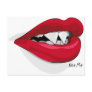 Bite Me Vampira Mouth Post Cards