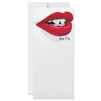 Bite Me Vampira Mouth rack cards