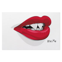 Bite Me Vampira Mouth stationery