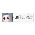 Bite Me Vampire Apple Bumber Sticker bumper stickers