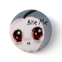 Bite Me Vampire Apple Button