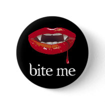 Bite Me Vampire button