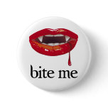 Bite Me Vampire Pin