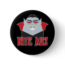 Bite Me Vampire Buttons by halloween_tshirts Bite Me Vampire Buttons