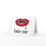 Bite Me Vampire Greeting Cards