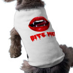 Bite Me Vampire Halloween Pet Clothes