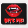 Bite Me Vampire Halloween Mouse Pads