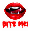 Bite Me Vampire Halloween t-shirts by raggedshirts Bite Me Vampire Halloween t-shirts