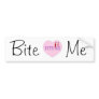 Bite Me Vampire Heart Bumper Sticker