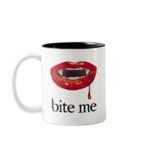 Bite Me Vampire Mugs