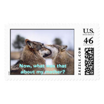 bite, Now, what was that about my mother? postage