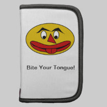 Bite Your Tongue Funny Yellow Face planners