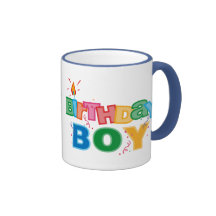 Bithday Boy Letters Mug