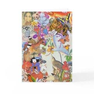 Bits & Bobs Collage 2 greeting card card