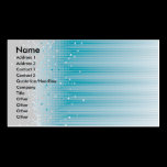 Bits Business Card (Turquoise) business cards
