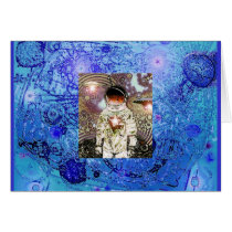 Bits of Space Card -3- by 3DMOONMAN Bits of Space Card -3-