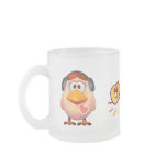 Bitsy Frosted Glass Mug