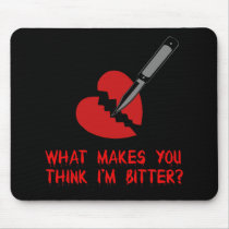 Bitter Anti-Valentine Mouse Mat