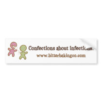 Bitter Baking Company Logo Bumper Sticker