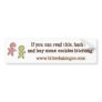 Bitter Baking Company Logo Bumper Sticker