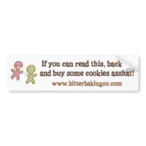 Bitter Baking Company Logo Bumper Sticker