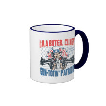 Bitter, Clingy Gun-Toting Patriot Uncle Sam Gear Coffee Mug