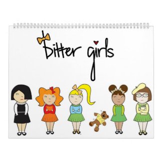 Calendars  Girls on Bitter Girls 2013 Calendar Zazzle Calendar