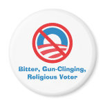 Bitter, Gun-Clinging, Religious Voter Fridge Magnets