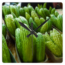 Bitter Melon Cucumber City Market Kansas City Clocks