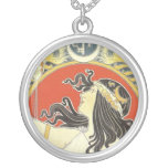 Bitter Oriental art nouveau Personalized Necklace