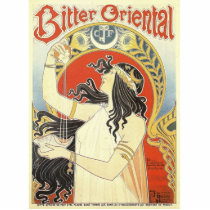Bitter Oriental art nouveau Acrylic Cut Outs