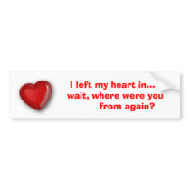 Bitter Valentine Bumper Bumper Stickers