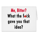 Bitter Valentine's Day Card